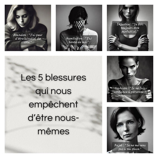 Les 5 Blessures de l’Âme : Comprendre et Apaiser ses Émotions grâce aux Pierres Naturelles