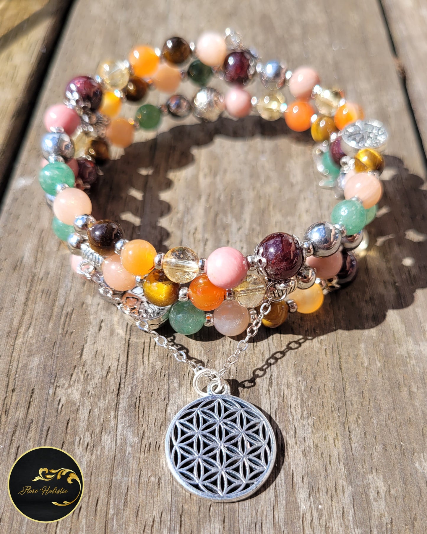 Bracelet chemin de vie multirangs