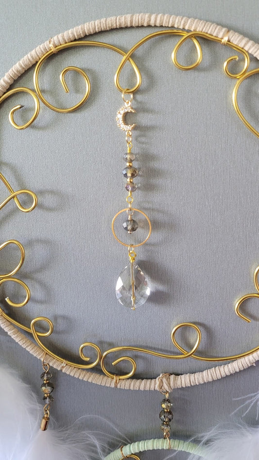 Attrape - rêves Soleil – Décoration spirituelle apaisante - Attrape soleil - Flore Holistic