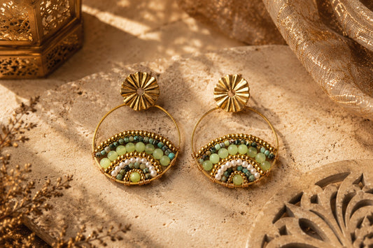Boucles d’oreilles de la parure Sultana Origine