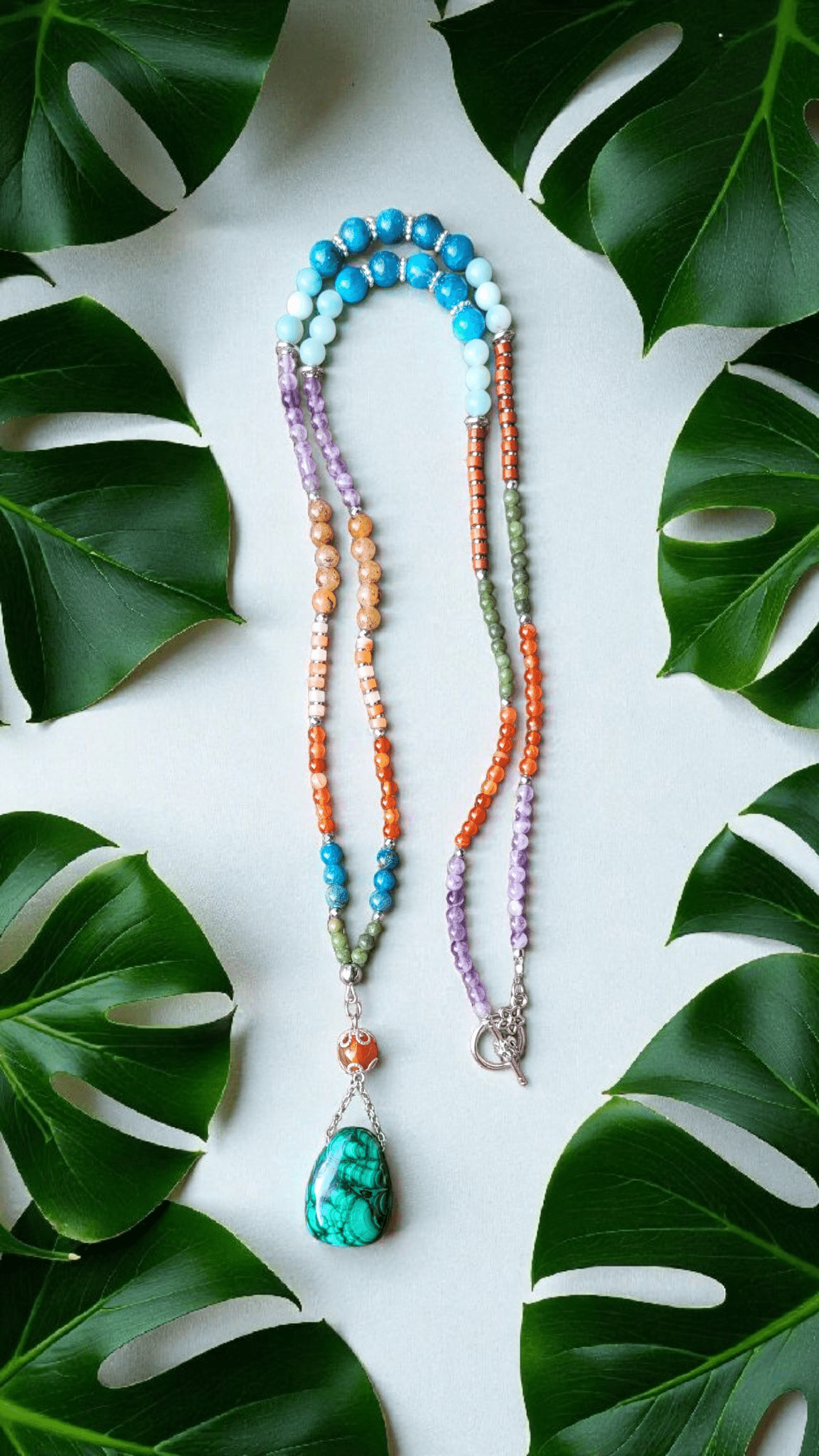🌿 Sautoir Anti - Douleurs - Flore Holistic