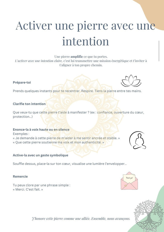 Voyage intérieur - carnet guidé - Produit digital - Flore Holistic