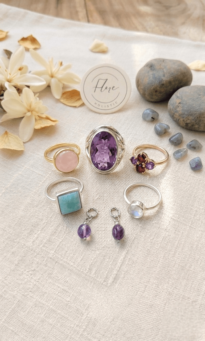 Bagues pierre naturelle - Flore Holistic