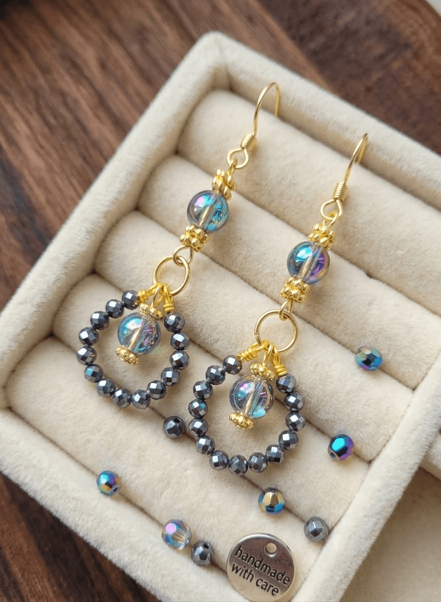 Boucles d oreilles en pierres naturelles - Flore Holistic