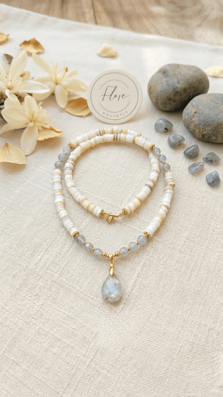 Colliers en pierres naturelles - Flore Holistic