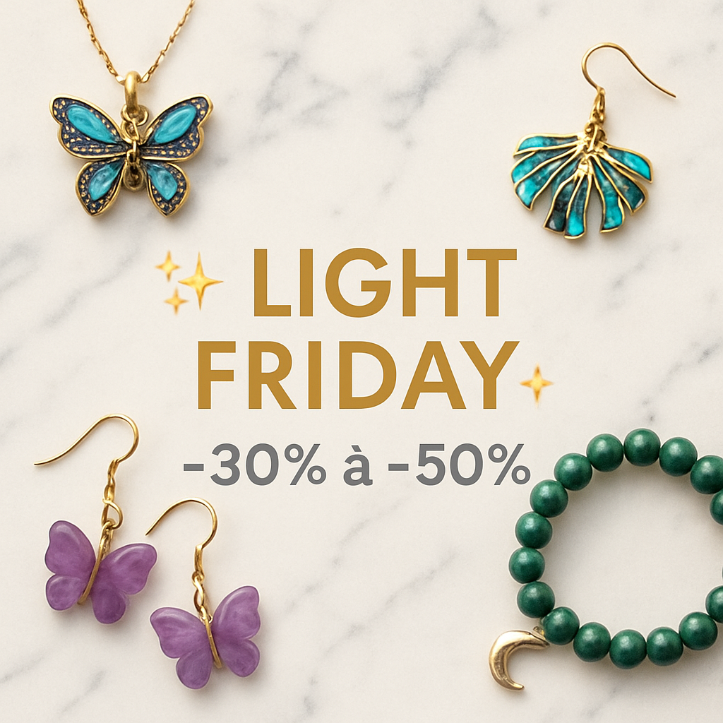 ✨ Light Friday — Bijoux en Promo (-30% à -50%) ✨