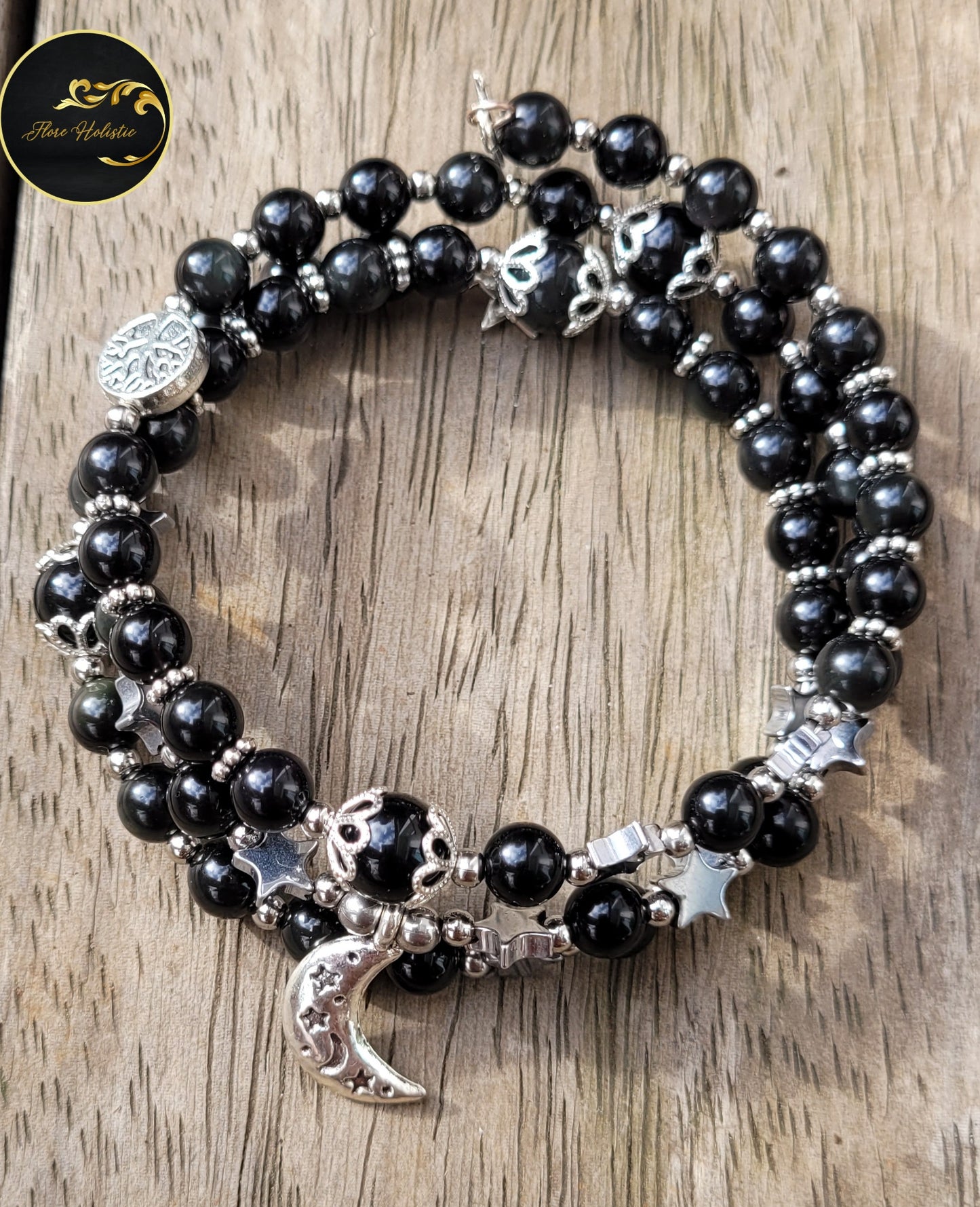 Bracelet en obsidienne Œil Céleste