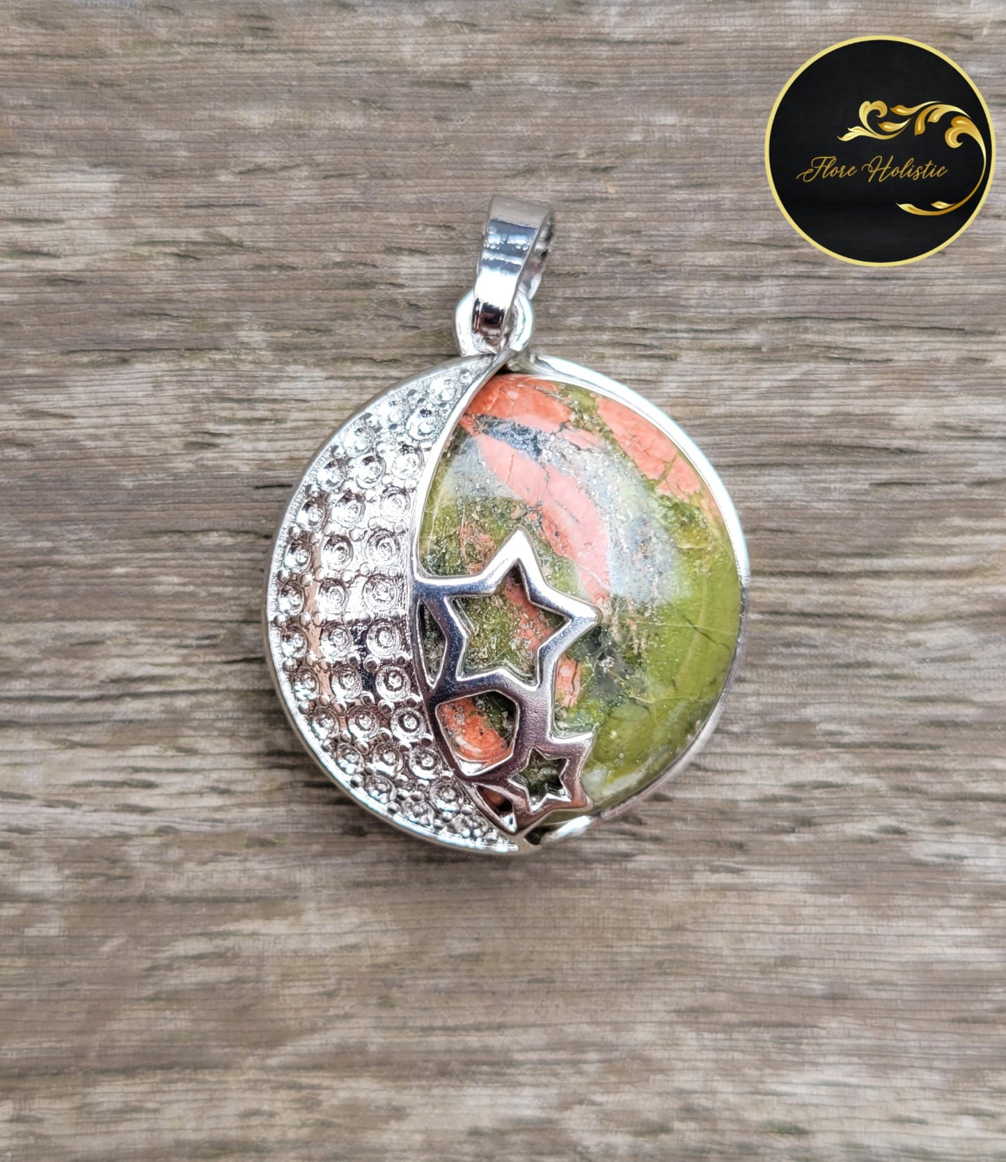 Pendentif en unakite