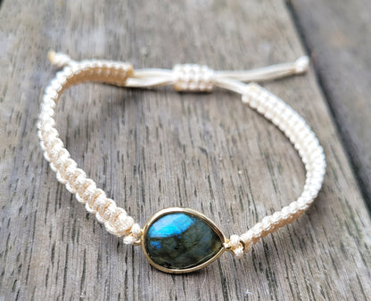 Bracelet en labradorite