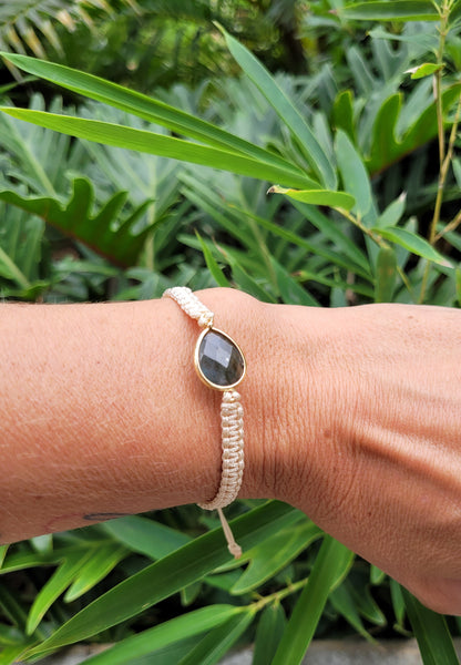 Bracelet en labradorite