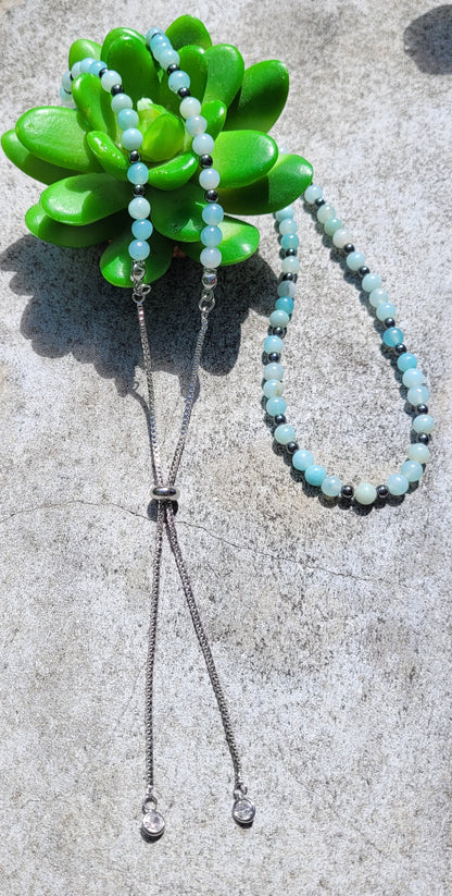 Collier amazonite