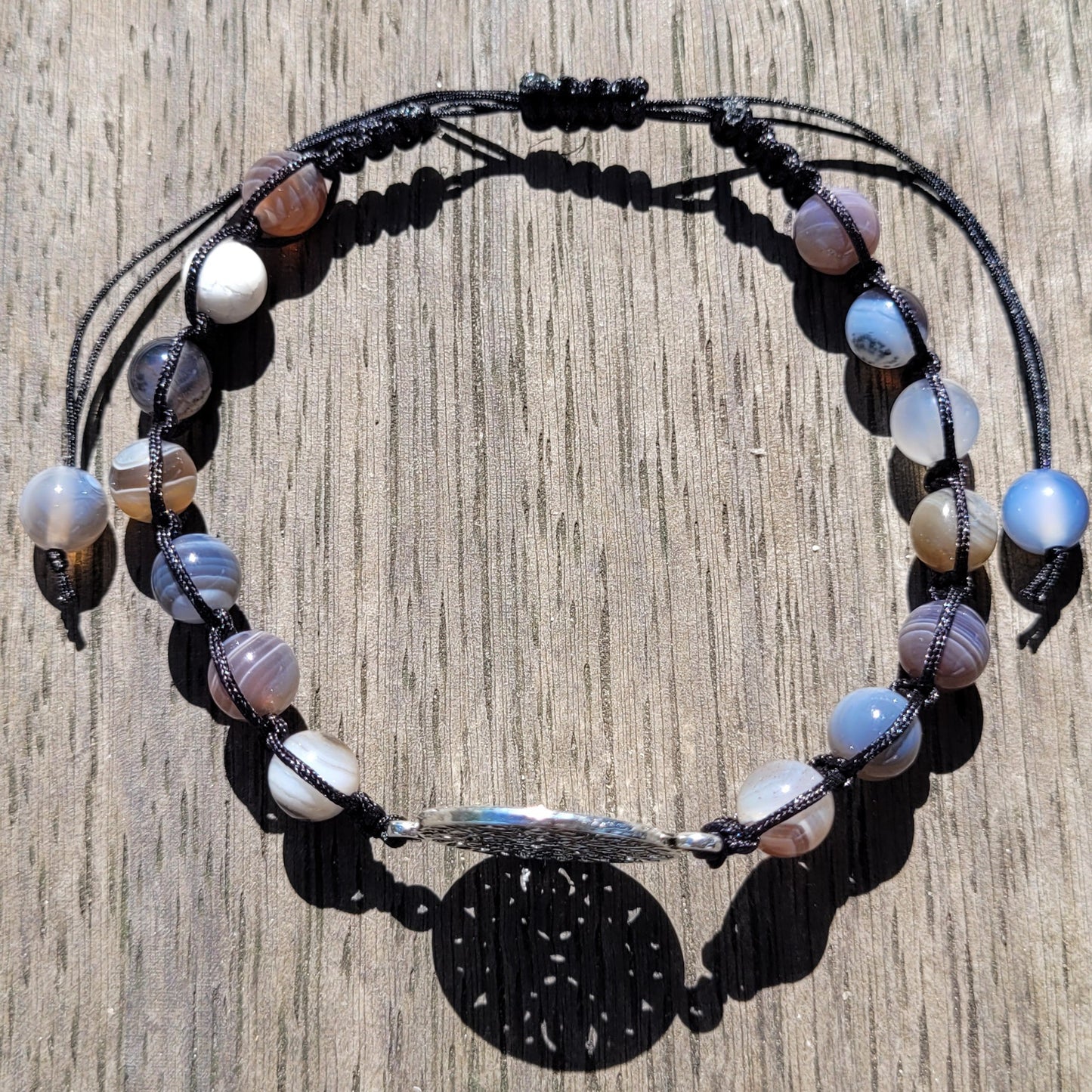 Bracelet en agate Botswana