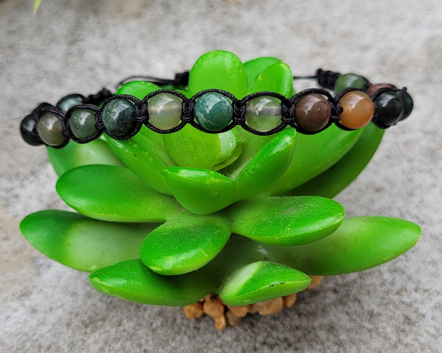 Bracelet en agate indienne