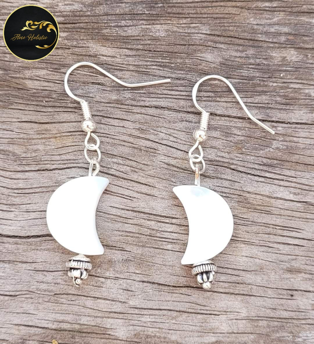 Boucles d'oreilles en nacre