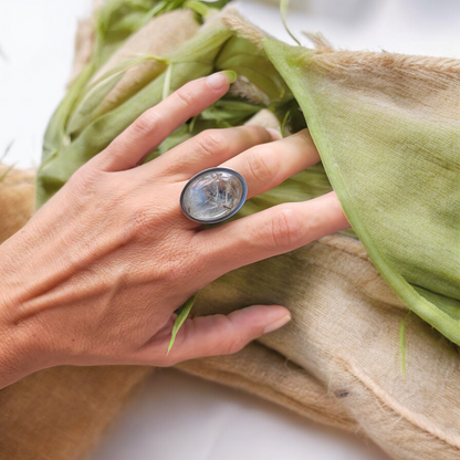 Bague en Quartz tourmaline