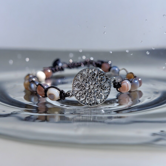 Bracelet en agate Botswana