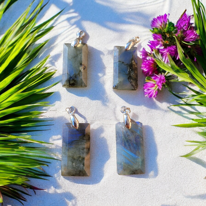 Pendentif en labradorite