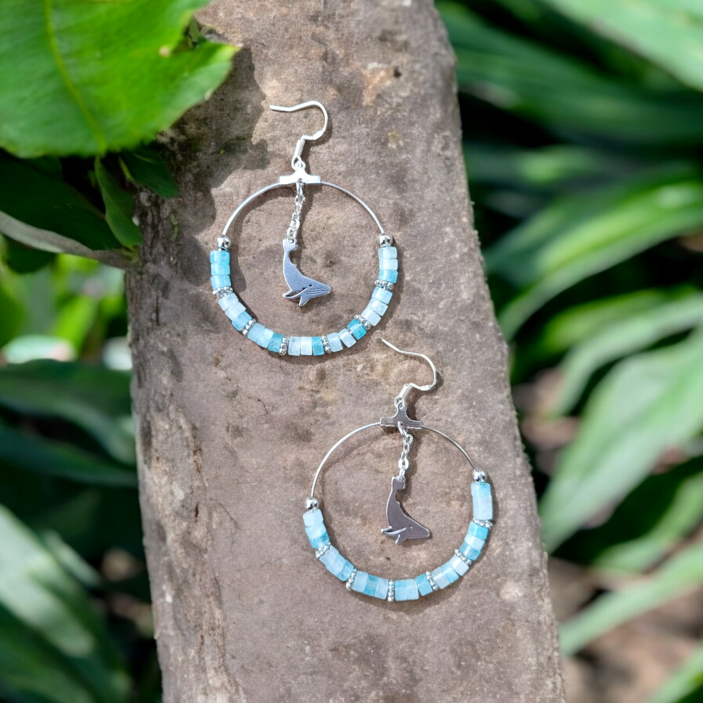 Boucles d'oreilles "créoles tropicales"