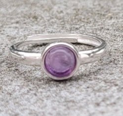 Bagues en Argent 925 et Pierres Naturelles – Élégance et Énergie - Bague argent 925 - Flore Holistic