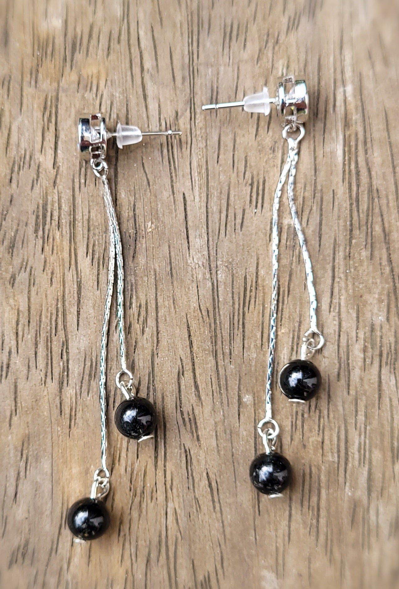 Boucles d’oreilles Œil de Faucon – Clarté et protection - Boucles d'oreilles pierres naturelles - Flore Holistic