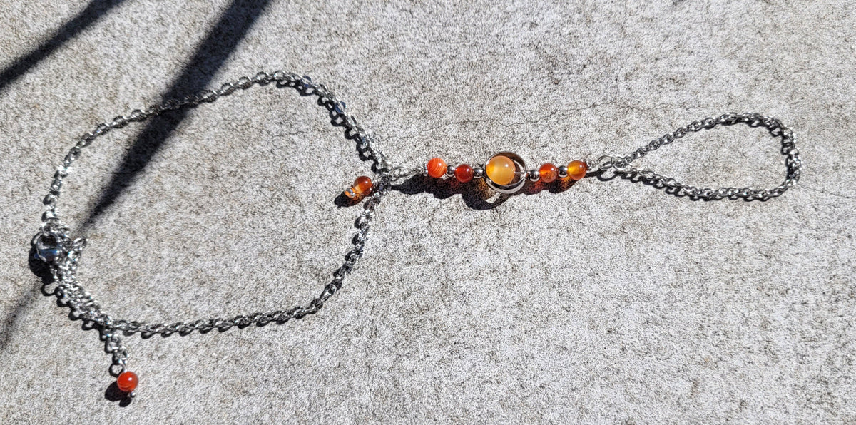 Bracelet bague cornaline - Flore Holistic