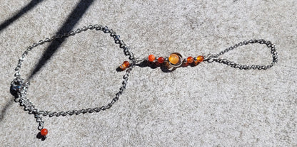 Bracelet bague cornaline - Flore Holistic