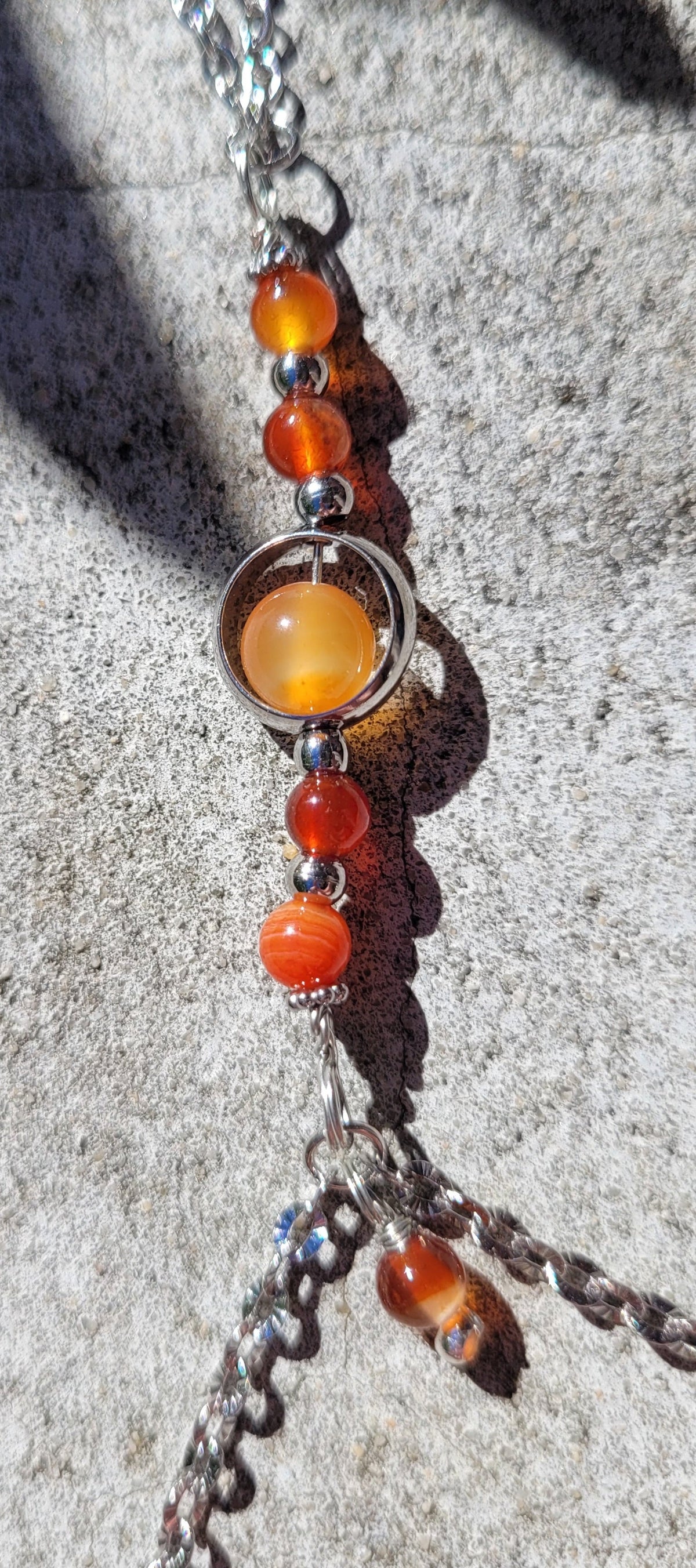 Bracelet bague cornaline - Flore Holistic
