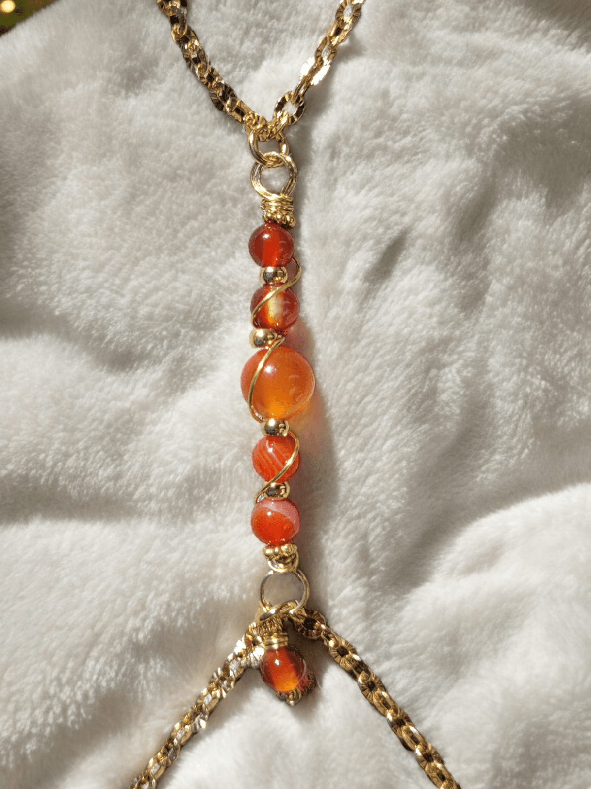 Bracelet bague cornaline - Flore Holistic