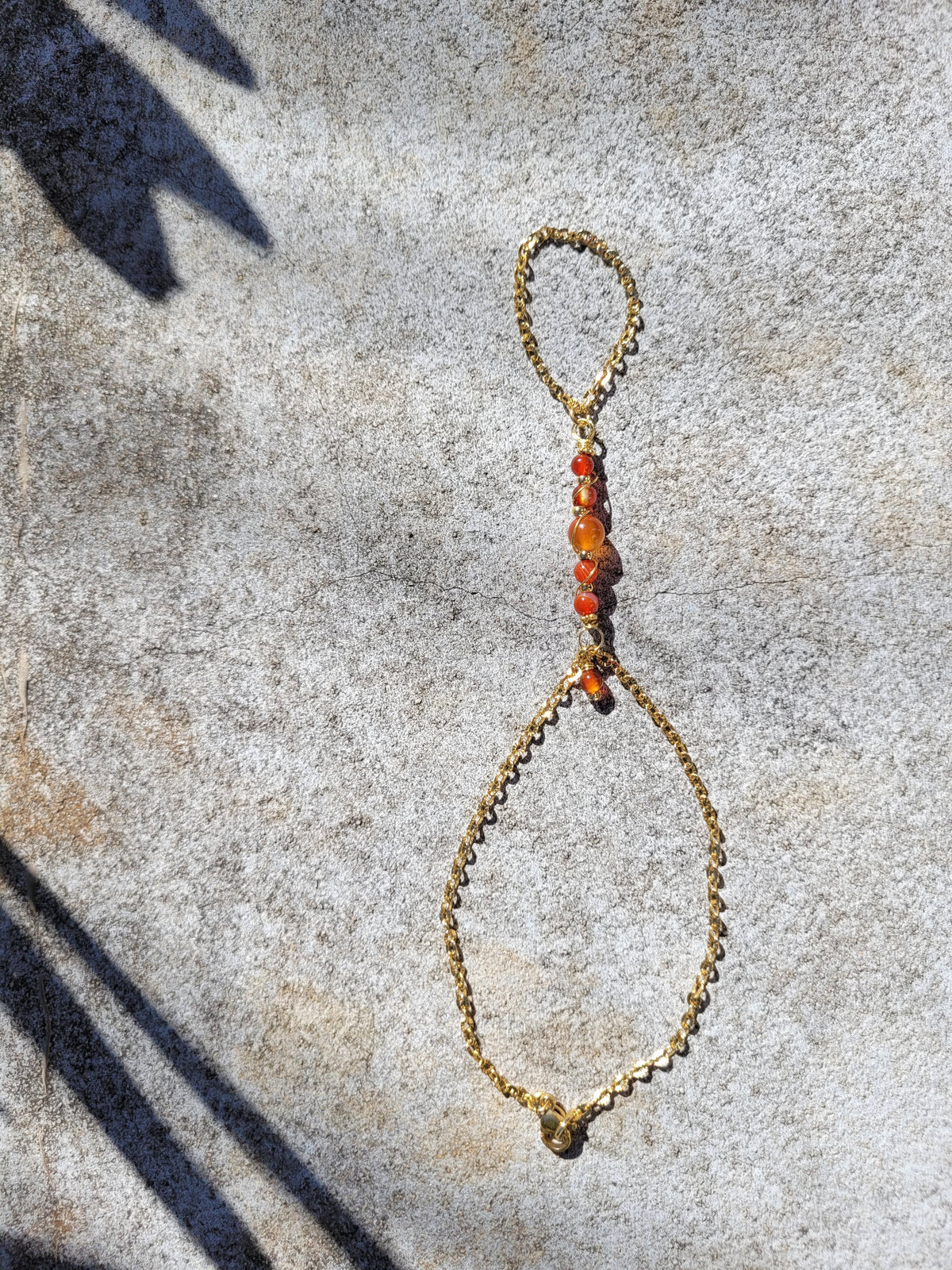 Bracelet bague cornaline - Flore Holistic