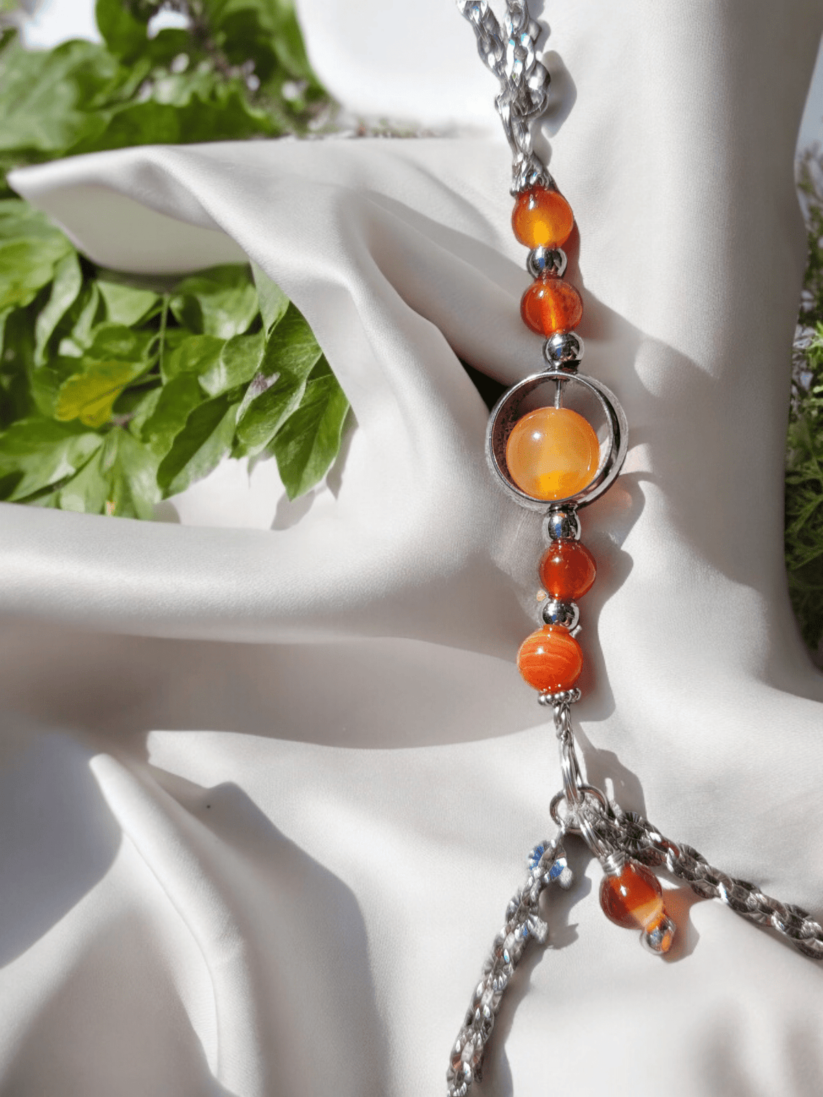 Bracelet bague cornaline - Flore Holistic