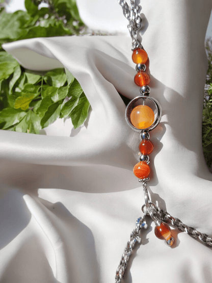Bracelet bague cornaline - Flore Holistic