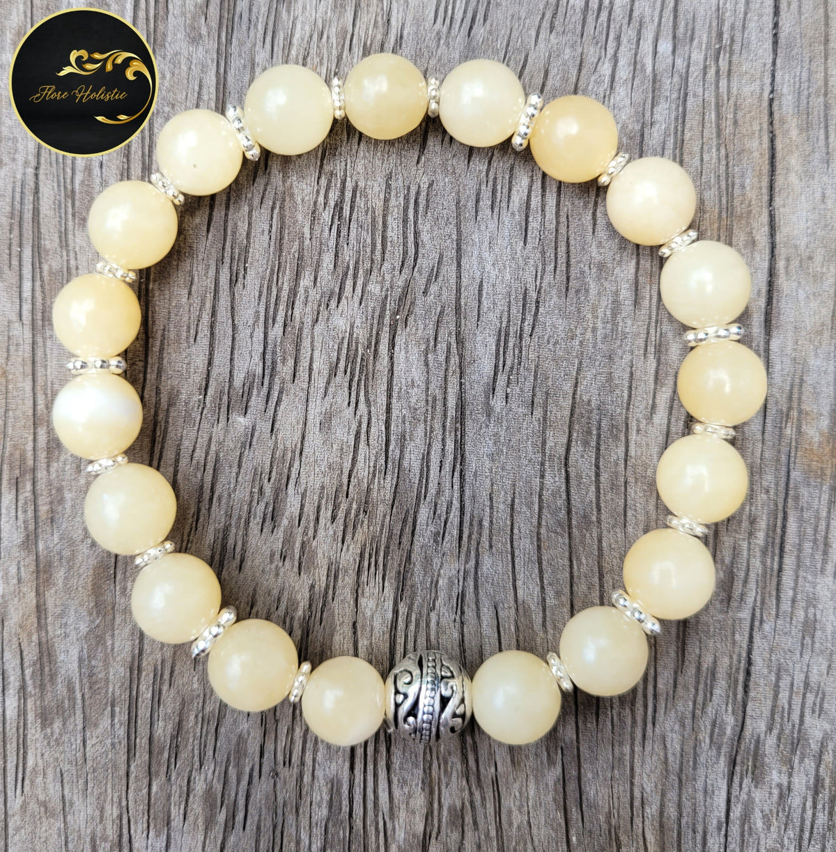 Bracelet Calcite Orange 8mm – Énergie, Joie et Confiance - Bracelets pierres naturelles - Flore Holistic