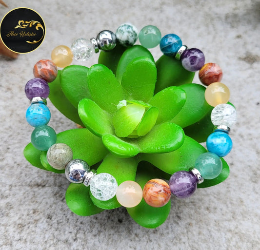Bracelet Chemin de Vie Personnalisé – Création par Radiesthésie - Bracelets pierres naturelles - Flore Holistic