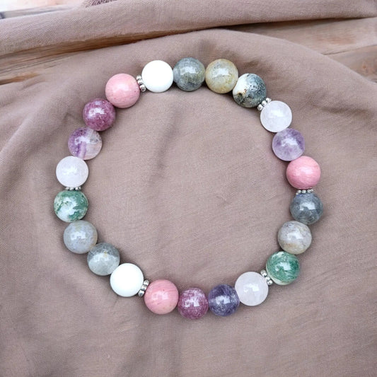 Bracelet Chemin de Vie Personnalisé – Création par Radiesthésie - Bracelets pierres naturelles - Flore Holistic