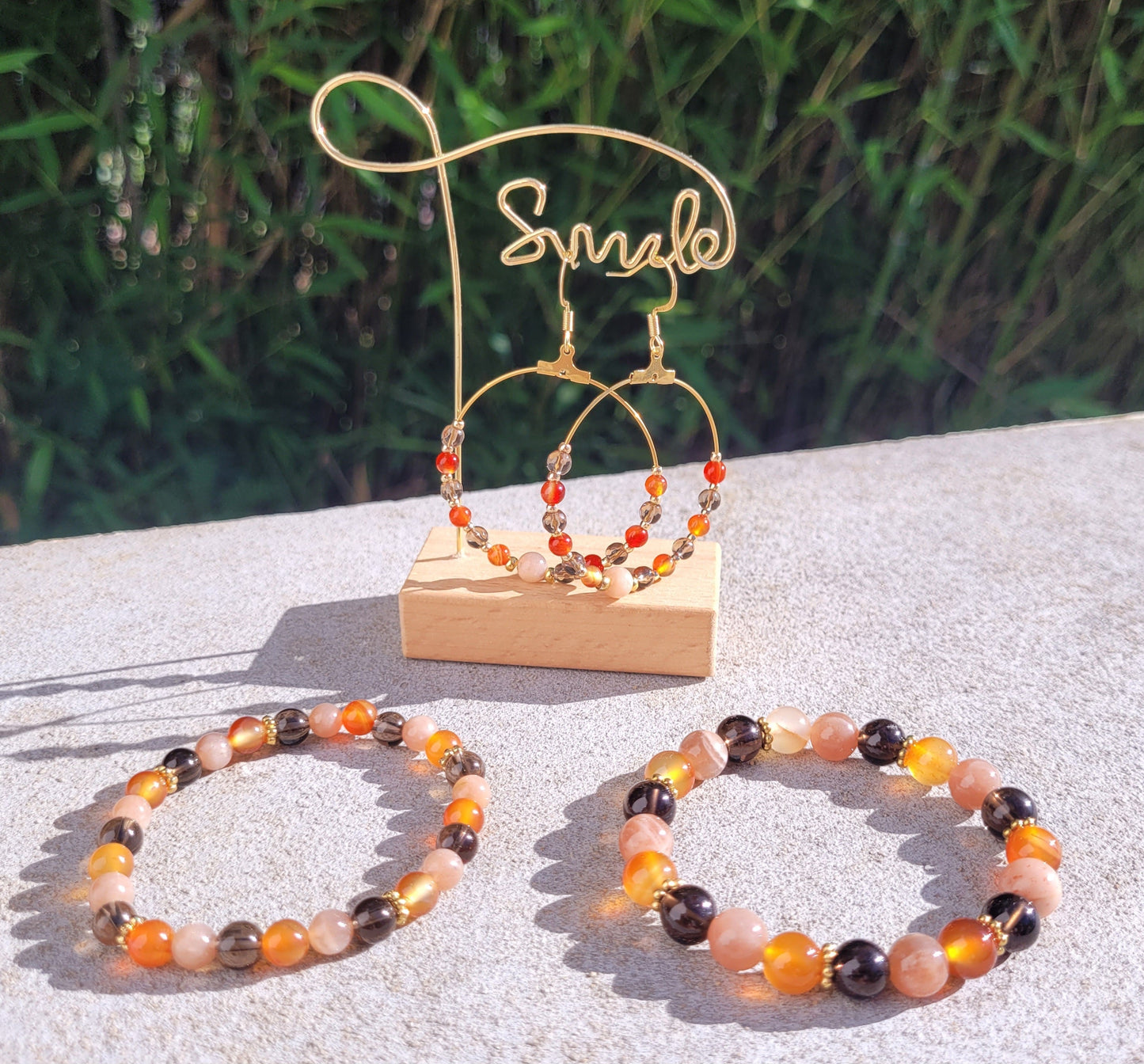 Bracelet d’Acceptation et de Rayonnement – Guérison de la Blessure d’Humiliation - Bracelets pierres naturelles - Flore Holistic