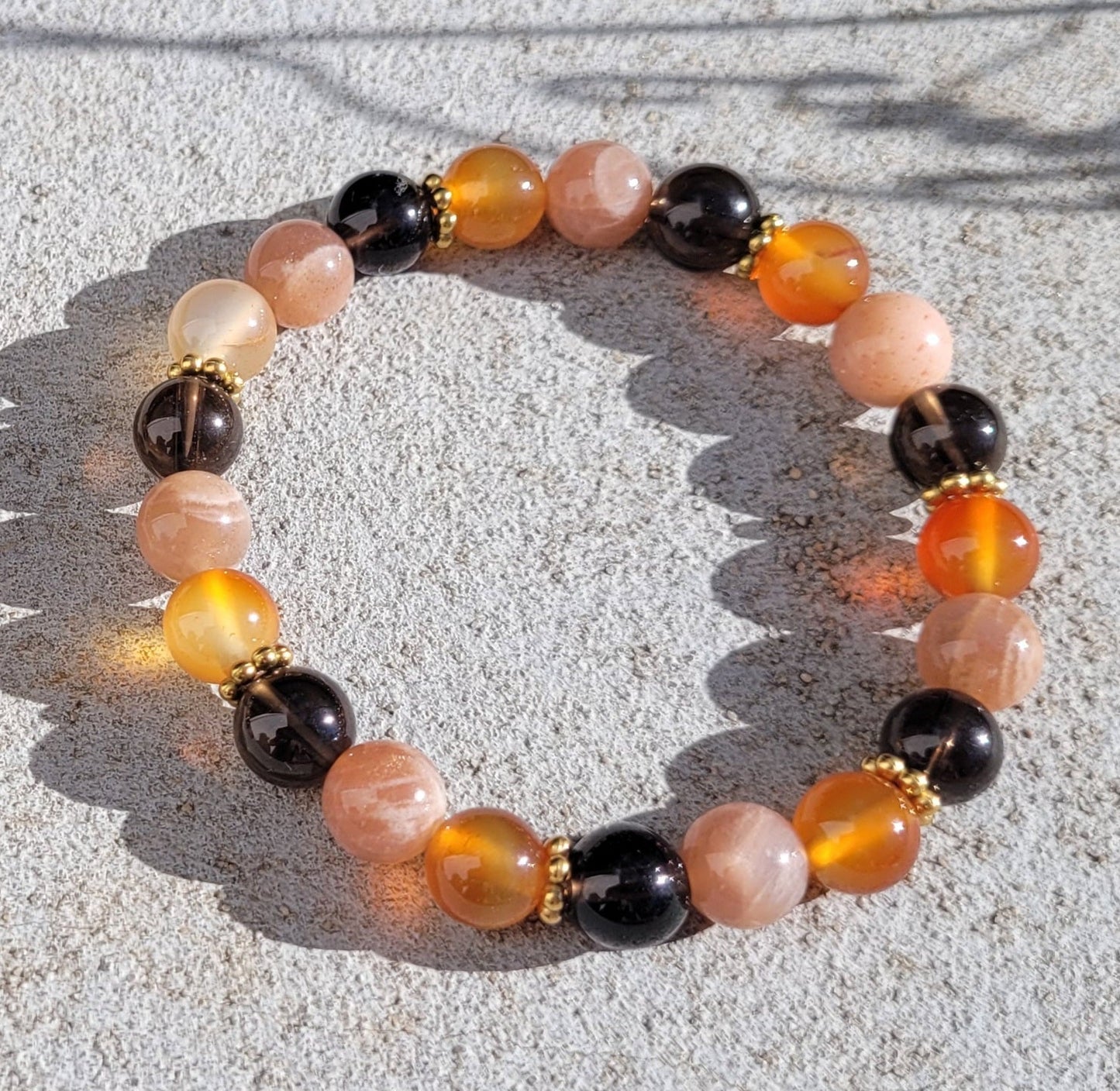 Bracelet d’Acceptation et de Rayonnement – Guérison de la Blessure d’Humiliation - Bracelets pierres naturelles - Flore Holistic