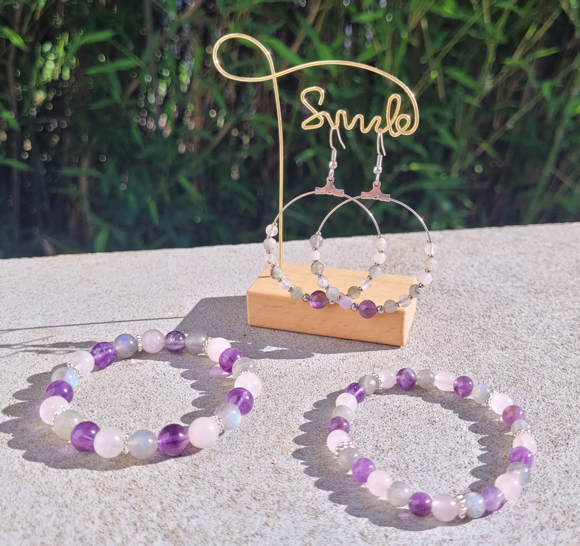 Bracelet d’Ancrage et d’Acceptation – Guérison de la Blessure de Rejet - Bracelets pierres naturelles - Flore Holistic