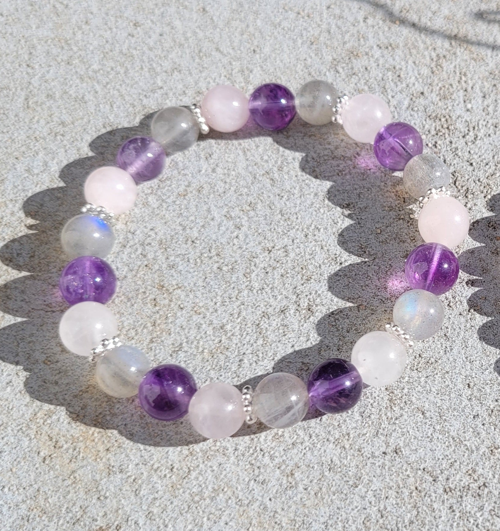 Bracelet d’Ancrage et d’Acceptation – Guérison de la Blessure de Rejet - Bracelets pierres naturelles - Flore Holistic