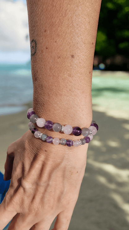 Bracelet d’Ancrage et d’Acceptation – Guérison de la Blessure de Rejet - Bracelets pierres naturelles - Flore Holistic
