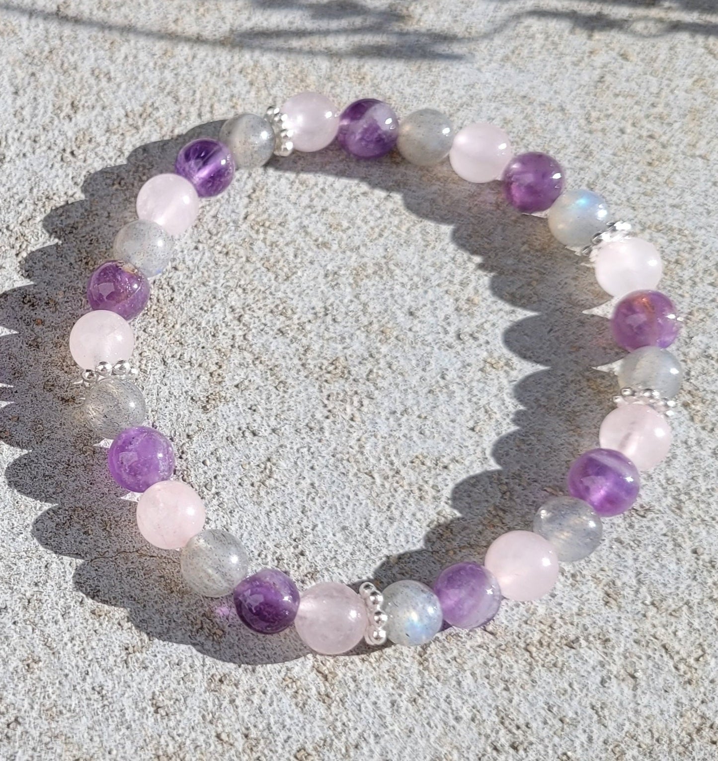 Bracelet d’Ancrage et d’Acceptation – Guérison de la Blessure de Rejet - Bracelets pierres naturelles - Flore Holistic