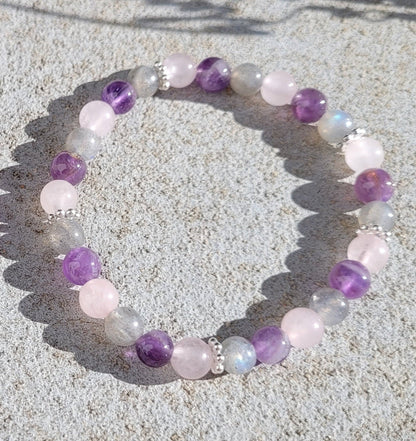 Bracelet d’Ancrage et d’Acceptation – Guérison de la Blessure de Rejet - Bracelets pierres naturelles - Flore Holistic