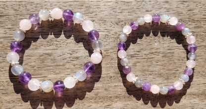 Bracelet d’Ancrage et d’Acceptation – Guérison de la Blessure de Rejet - Bracelets pierres naturelles - Flore Holistic