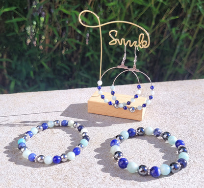 Bracelet d’Harmonie et d’Expression – Guérison de la Blessure d’Injustice - Bracelets pierres naturelles - Flore Holistic