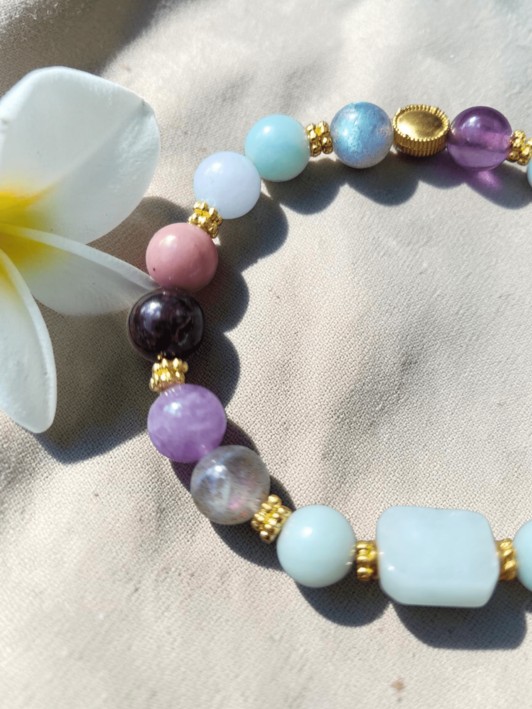 Bracelet Libération Émotionnelle – Outil de retour au calme en pierres naturelles - Bracelets pierres naturelles - Flore Holistic