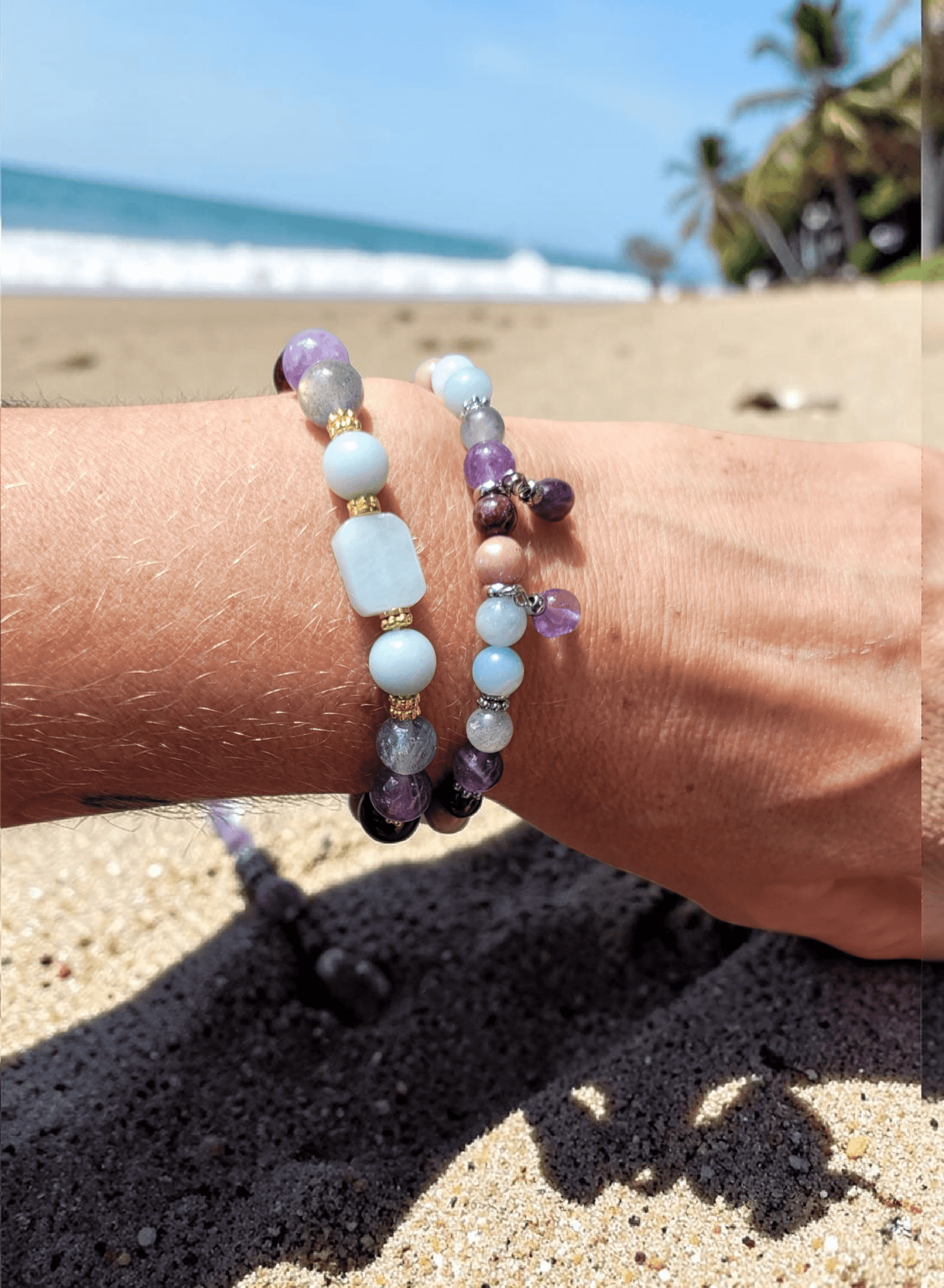 Bracelet Libération Émotionnelle – Outil de retour au calme en pierres naturelles - Bracelets pierres naturelles - Flore Holistic