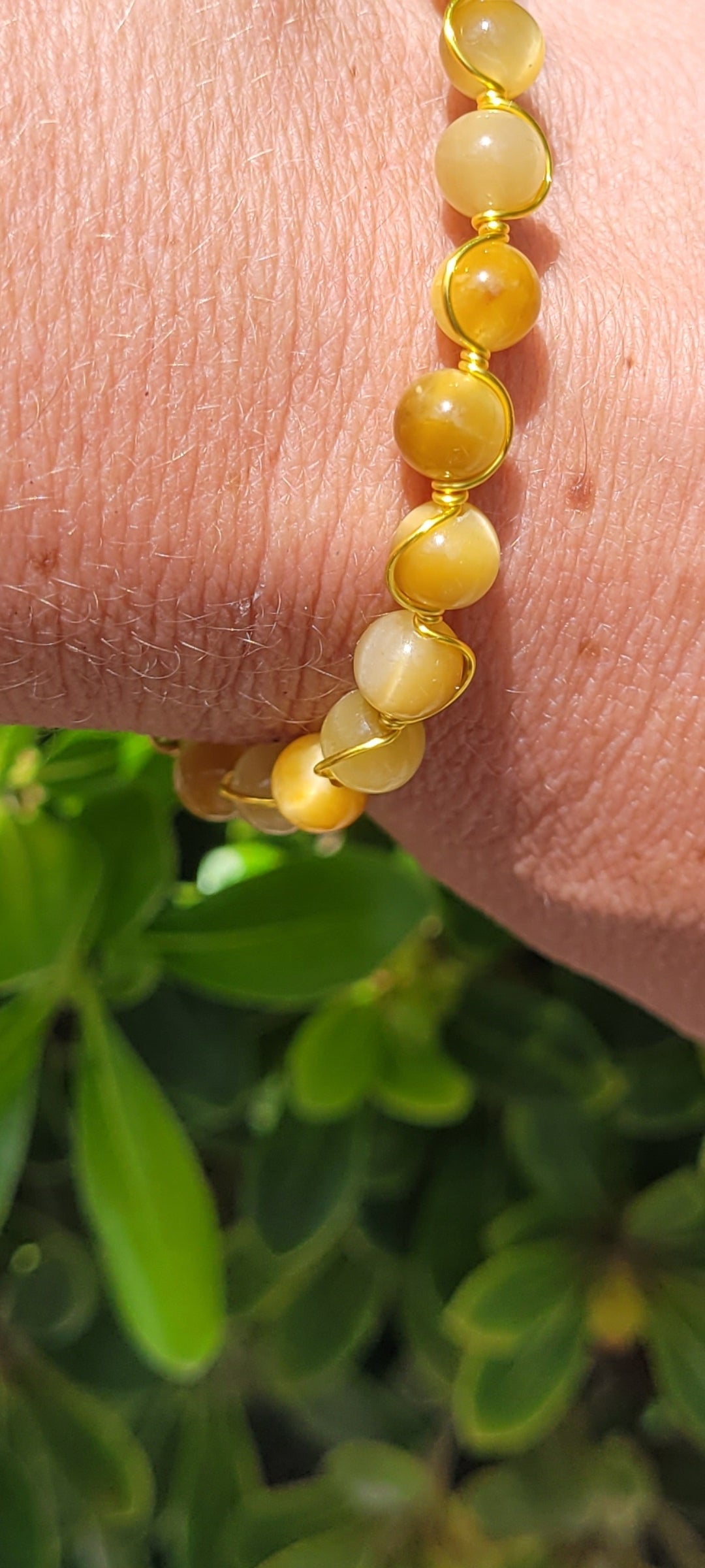 Bracelet Œil de Tigre Doré – Clarté et confiance - Bracelets pierres naturelles - Flore Holistic