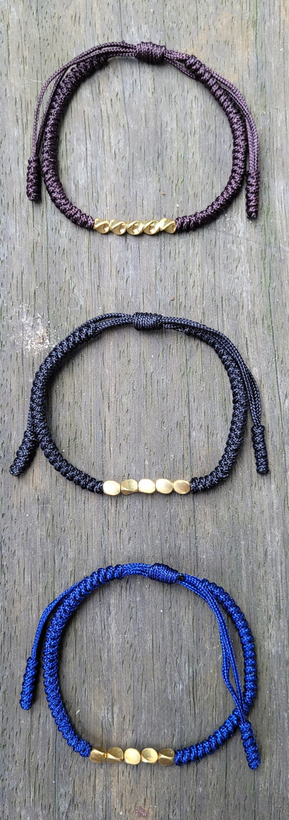 Bracelet Tibétain en Cuivre – Énergie et Harmonie - Bracelets pierres naturelles - Flore Holistic