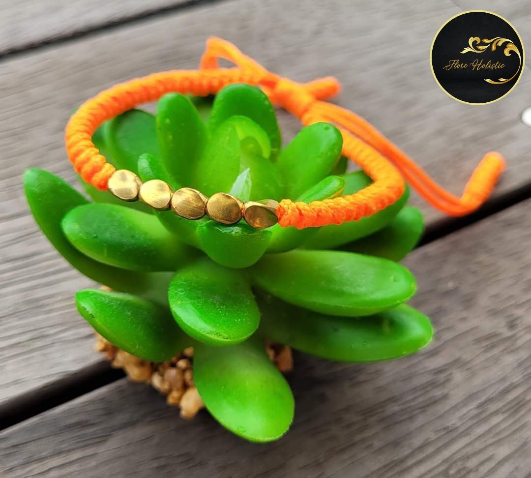 Bracelet Tibétain en Cuivre – Énergie et Harmonie - Bracelets pierres naturelles - Flore Holistic