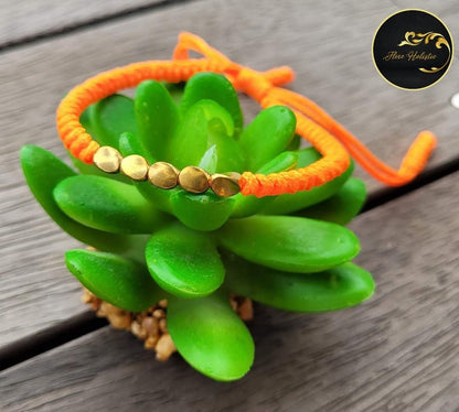 Bracelet Tibétain en Cuivre – Énergie et Harmonie - Bracelets pierres naturelles - Flore Holistic