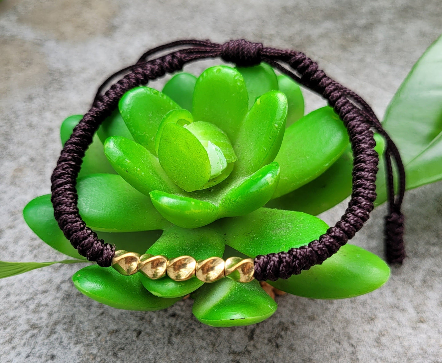 Bracelet Tibétain en Cuivre – Énergie et Harmonie - Bracelets pierres naturelles - Flore Holistic
